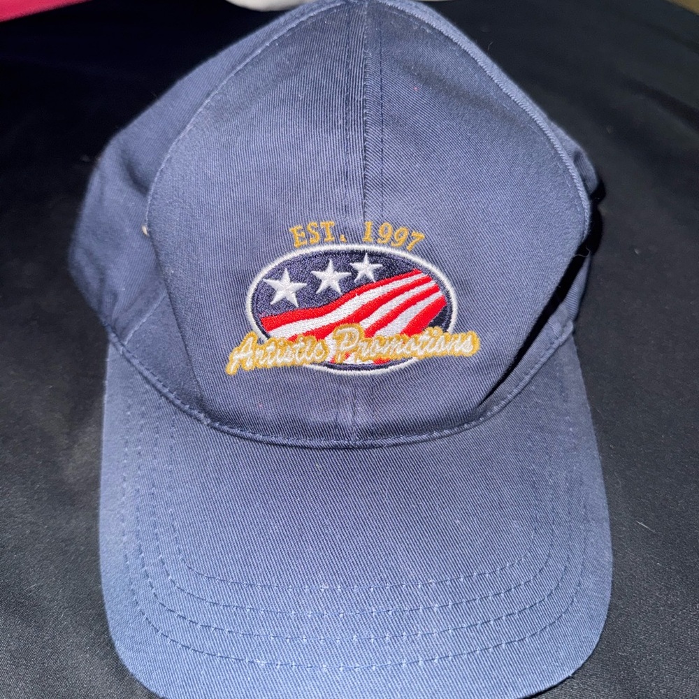 Blue Baseball Cap with Embroidered Logo